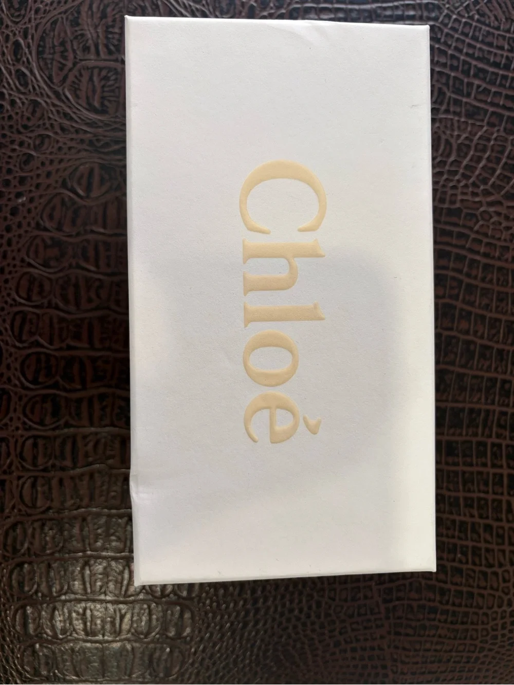 Chloé Gold Frame Sunglasses with Brown Gradient Lenses